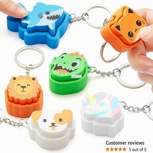 Joyfy 12 Pcs Animals Fidget Clicker Toys Sensory Fidget Toys Keychain for Relief Stress Anxiety  Hyperactivity Birthday Gifts Goodie Bags Stuffers - 1 of 4