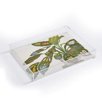 Alja Horvat Scandinavian Plant Acrylic Tray - Deny Designs