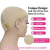 Labhairs Wig Grip Cap – No-Slip, Glueless, HD Lace, Breathable & Reusable for Lace Wigs, Beige - 3 of 4