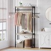 Washing Machine and Dryer Storage Rack Space Saving Clothes Airer Height Adjustable Durable Furniture Storage Rack - 3 of 4