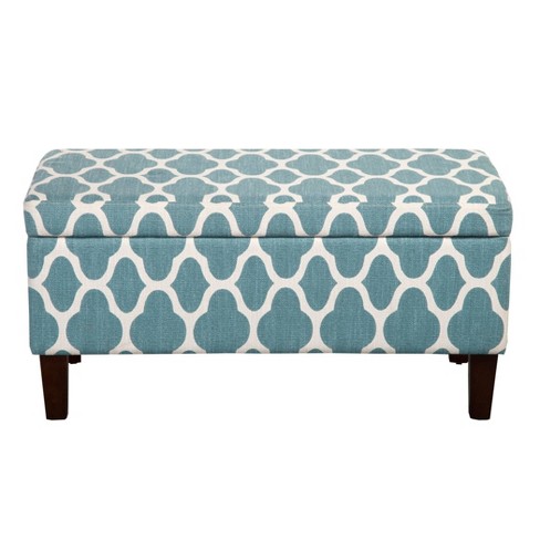 Decorative store storage bench