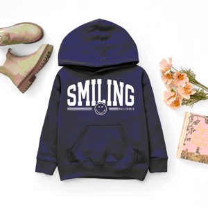 The Juniper Shop SmileyWorld Arched Varsity Youth Hoodie - 1 of 4