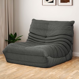 Bean Bag Sofa Lazy Sofa Bean Bag Sofa Lazy Sofa with Memory Foam  for Living Room Apartment Soft Lounge Chair - 1 of 4