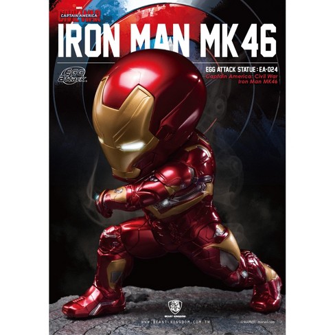 Beast Kingdom Avengers: Endgame Master Craft Iron Man Mark50 Helmet Battle  Damaged (Master Craft) Figure - US