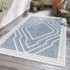 Hauteloom Anja Blue Outdoor Rug - 3 of 4