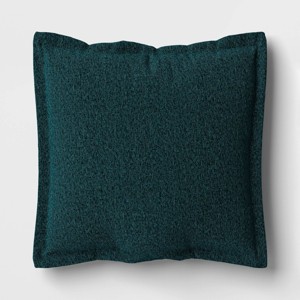 26"x25" Woven Outdoor Deep Seat Back Cushion - Threshold™ - 1 of 4