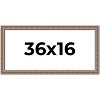 PosterPalooza | Panoramic Ornate Gold Picture Frame - UV Acrylic, Foam Board Backing, Hanging Hardware - 2 of 4