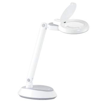 Insten LED Desk Lamp, Bright Table Lamp, Clip-On, Rechargeable, Flex Neck,  Touch Control, 3 Brightness Levels, 240 Lumens, Black