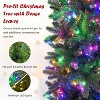 Whizmax Pencil Prelit Christmas Tree with Dual Color Led Lights, Metal Base, Skinny Artificial Christmas Tree for Home Party Holiday Decor - 3 of 4