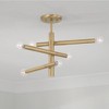 Capital Lighting Zane 6 - Light Semi-Flush Mount in  Aged Brass - 3 of 3