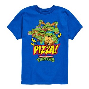 Boys' - Teenage Mutant Ninja Turtles - Pizza Short Sleeve Graphic T-Shirt - 1 of 4