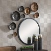 Uttermost Lucky Coins Nickel Wall Decor Set/4 – Textured Metal Bowls, Organic Edges, 11x11 Inches - 2 of 4