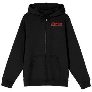 Dungeons & Dragons D&D Lich Art Adult Black Zippered Hoodie - 1 of 4