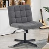 Square Back Upholstered Home Office Chair - 2 of 4