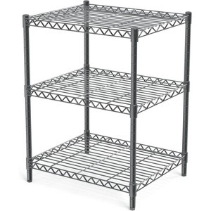 3 Tier Grey Storage Racks and Shelving - Heavy Steel Material Pantry Shelves - Adjustable Storage Shelf Metal Storage Rack - 1 of 4