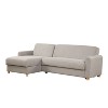 Serta Crosby Convertible Sectional Set Stone: Upholstered Modular Sofa with Reversible Chaise Lounge - 4 of 4