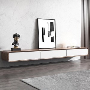 POVISON 63'' Minimalist Floating TV Stand, Modern Wall-Mounted Entertainment Center with 3 Drawers,Media Console,TV Console, Perfect for 55-inch TVs - 1 of 4
