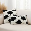 REGALWOVEN Pack of 2 Maple Leaf Jacquard Decorative Throw Pillow Covers Soft Cushion Cases for Couch Sofa Living Room - 2 of 4