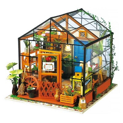 Hands Craft DIY 3D Wooden Puzzles - Miniature House: Cathy's Flower House