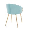 Claire Contemporary and Glam Dining Chair - LumiSource - 3 of 4
