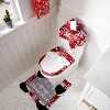 JOYFY 5Pcs Christmas Gnome Toilet Seat Cover for Xmas Decoration Christmas Gift - 4 of 4