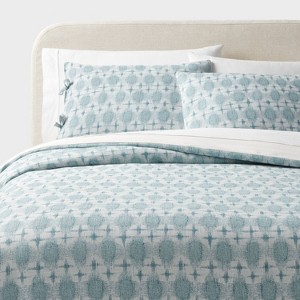 Yarn Dye Ikat Duvet Cover and Sham Set - Threshold™ - 1 of 4