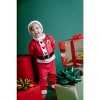 Disney Mickey Mouse Mickey Mouse Christmas Velour Sweatshirt Jogger Pants Santa Hat 3 Piece Outfit Set Toddler - 2 of 4