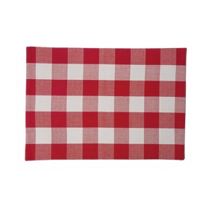 C&F Home 13'' x 19'' Franklin Buffalo Check Gingham Plaid Cotton Placemats, Set of 4 - 1 of 4