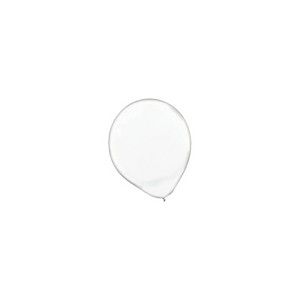 Amscan Solid Color Latex Balloons Packaged 12'' 4/Pack Clear 72 Per Pack (113250.86) - 1 of 1