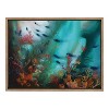 Kate & Laurel All Things Decor 18"x24" Sylvie Coral Cove Framed Canvas by Faryn Hughes Gold - 2 of 4