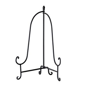 VIP Metal 19.75 in. Black Easel with Scroll Style Legs - 1 of 4