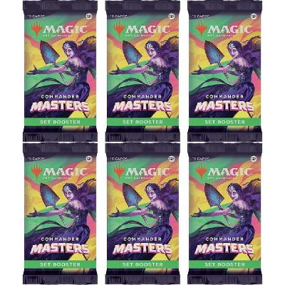Magic the Gathering 6 Packs MTG Set Booster Pack Lot MTG Commander Masters
