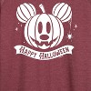 Women's - Disney - Mickey's Pumpkin Lightweight French Terry Wide Neck Long Sleeve Shirt - 2 of 4