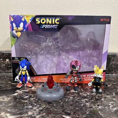  Sonic Prime 2.5 Figure Multipack with Sonic, Tails Nine & The  Prism Shard with display base! : Toys & Games