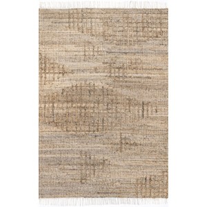 Nuloom Flor Flatweave Tassled Jute Indoor Area Rug Color Natural Size 5' x 8' - 1 of 4