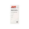 JAM Paper Heavy Duty Plastic Two-Pocket Mini Folders 4 1/4 x 9 1/8 Clear 96450D - 3 of 3