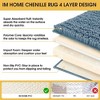 BAGOKIE 3 Piece Chenille Bathroom Rug Set - 4 of 4