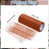 Unique Bargains Sheer Nylon Glitters Wave Mesh Decorative Ribbon Trim 6 Inch 10 Yards - 2 of 4