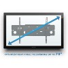 Mount-It! Full Motion Corner TV Wall Mount | Low-Profile Slim Articulating Design For 50, 55, 60, 65, 70, 75 and 80 Inch TVs | 175 Lbs. Capacity - 4 of 4