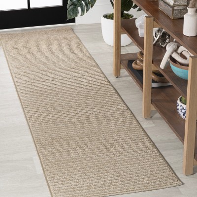 Jonathan Y Aarhus High-low Minimalist Scandi Striped Beige/cream 2 Ft ...