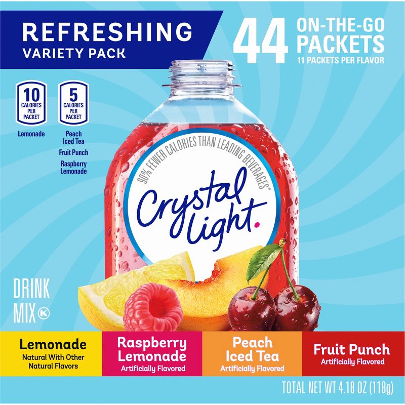 Crystal Light On The Go Variety Pack - 44ct Packets, 6 of 10