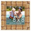 PosterPalooza | 8x8 Wide Bamboo Picture Frame, UV Acrylic, 4 Finishes - Brown, Black, Silver, and Natural - 2 of 4