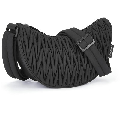Hobo Bag for Women, Nylon Quilted Crossbody Bags for Women Shoulder