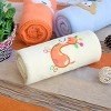 Slickblue Embroidered Coral Fleece Throw Blanket for Kids - Soft & Cozy, 29.5" x 39.4", Multiple Design & Color Options - 2 of 4