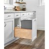 Rev-A-Shelf Pullout Trash Can for Kitchen Cabinet w/ Soft-close, 4VL-1535DM-1 - 2 of 4