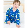 RuggedButts SoftSnooze Toddler Boys Long Sleeve Pajama Set - 3 of 4