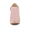 Allegra K Women's Platform Round Toe Chunky Heel Ankle Booties - 2 of 4