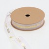Unique Bargains 0.63"x29.53' Letter Pattern Gift Ribbon - 2 of 4