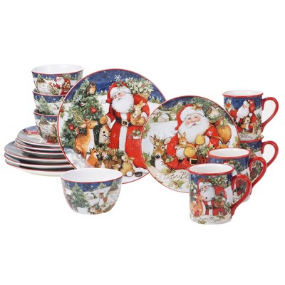 Christmas dinnerware sets outlet on sale