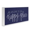 Stupell Industries Welcome Happy Place Black Framed Giclee Art - 3 of 4
